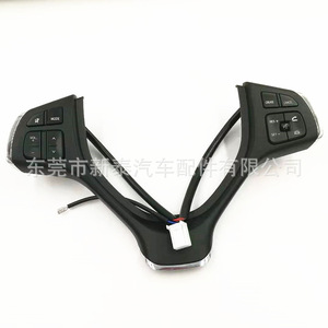 Interruptores de botones para volante Suzuki, 380mm de diámetro interior, material ABS negro para Ciaz Vitara Brezza 2015-2018 - Product Image 1
