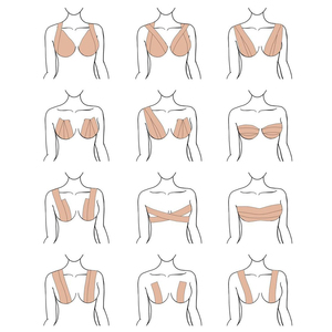 Accessoires de soutien-gorge, <span class=keywords><strong>colle</strong></span> douce, respirante, ruban adhésif pour soutien-gorge, push-up, adhésif instantané pour le lifting des seins, ruban adhésif pour seins - Product Image 4