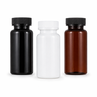 Bouteilles en plastique PET de 150 ml de haute qualité avec bouchon à vis, vides, pour la vente en gros, contenants pour comprimés de vitamines, emballages de médicaments