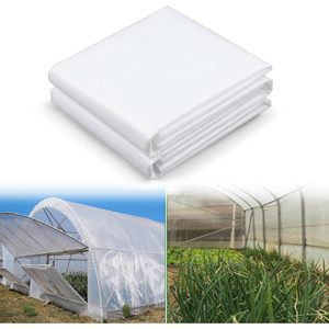 Film plastique pour serre 10 x 26 pieds 8 mil transparent résistant aux UV en polyéthylène pour serre à armatures usage agricole - Product Image 1