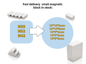 Giao Hàng Nhanh Nhỏ Nam Châm Đất Hiếm Khối 10*5*3Mm Nam Châm Neodymium Cho Công Nghiệp - Product Image 2