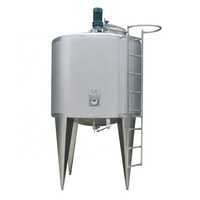 Mélangeur en acier inoxydable, bouilloire de recul, réservoir à mélanger sous vide, 1000/200l