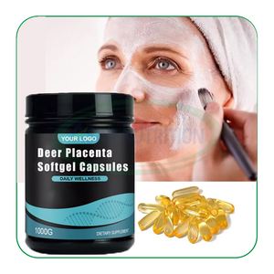 Ausreson Suplemento Ciervo Placenta Softgel Cápsulas Aginger Support Nutritivo y blanqueador Piel Ciervo Placenta Cápsulas - Product Image 3