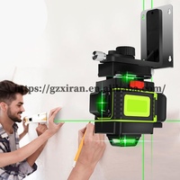 Mini niveau Laser 4D 16 lignes autonivelant à faisceau vert, projection horizontale et verticale à 360 °, avec télécommande