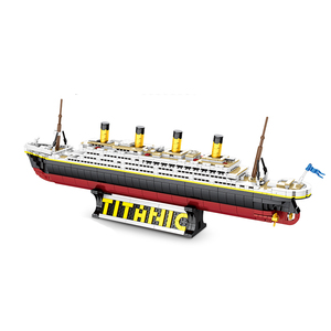 Khối Nhỏ Bộ Xây Dựng Mô Hình Titanic GẠCH XÂY DỰNG Siêu Nhỏ Đồ Chơi Tàu Titanic Khối Ghép Hình 3D Giáo Dục Tự Làm - Product Image 2