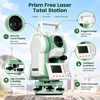 Station totale laser sans prisme QZ8, instrument de topographie professionnel sans réflecteur pour projets d'ingénierie