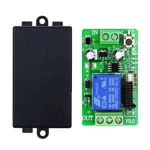 AOKE RF 433 <span class=keywords><strong>Mhz</strong></span> không dây điều khiển từ xa thiết bị chuyển mạch DC 12V 10A 1CH tiếp nhận ánh sáng trên Off Transmitter - Product Image 2