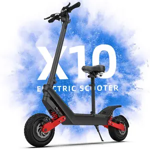 1000W 1200W Dual motor Powerful Electric Motorcycle Kick Skateboards Off Road 40kmh 2000W E Scooter With Seat