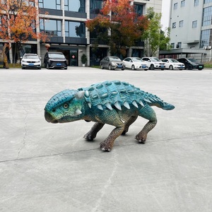 Robot chien Ankylosaurus inspiré des dinosaures, robot de patrouille en métal, sécurité publique intérieure/extérieure pour les parcs à thème, les centres commerciaux, les aéroports - Product Image 1