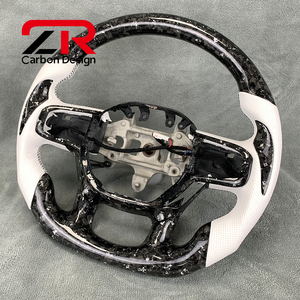 Volant sport en fibre de carbone forgée pour <span class=keywords><strong>Dodge</strong></span> <span class=keywords><strong>Ram</strong></span> 1500 Rebel 2500 3500 4500 5500 <span class=keywords><strong>SRT</strong></span> TRX RHO Pickup Truck <span class=keywords><strong>2020</strong></span>+ - Product Image 3