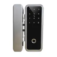سبائك الزنك قفل الأمان آمن رقمي بدون مفتاح الإلكترونية الذكية بصمة باب زجاجي قفل