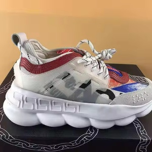 High Quality Luxury Shoes Dropshipping Versache Chain Reaction Chunky Shoes Woman's Fashion Sneakers Designer Shoes Men - Product Image 5