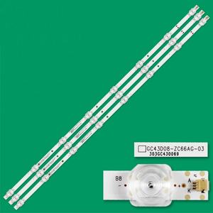 Tiras de Luces LED para Retroiluminación de TV HX-NO.967 GC43D08-ZC23AG-10E/09/10 303GC430059 para 43hd511an - Product Image 2