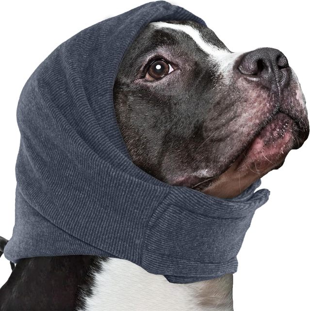Dog Calming Eco-Friendly Hoodie No Shake Ear Wraps for Dogs-All Seasons