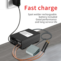 Soudeuse par Points 8000W Haute Puissance Portable Machine de Soudage par Points 0-800A Courant Réglable pour Batterie 18650