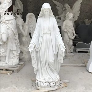 QUYANG Estatua <span class=keywords><strong>de</strong></span> mármol <span class=keywords><strong>de</strong></span> la Virgen María para exteriores <span class=keywords><strong>de</strong></span> tamaño real Estilo natural occidental Escultura <span class=keywords><strong>de</strong></span> <span class=keywords><strong>Nuestra</strong></span> <span class=keywords><strong>Señora</strong></span> <span class=keywords><strong>de</strong></span> <span class=keywords><strong>Guadalupe</strong></span> para <span class=keywords><strong>Iglesia</strong></span> - Product Image 5