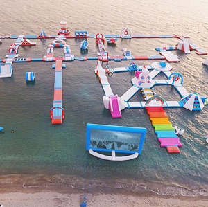 Water inflatable lounge floating inflatable water amusement park <span class=keywords><strong>for</strong></span> <span class=keywords><strong>the</strong></span> adult - Product Image 1
