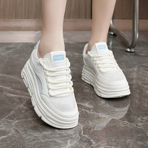 Chaussures de sport respirantes en maille pour femmes 2026 – Nouvelle collection printemps-été-automne, semelle épaisse antidérapante, tendance mode polyvalente - Product Image 5