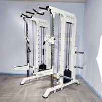 Station de musculation multifonctionnelle en métal pour la vente en gros avec pile de poids de 140 kg pour usage universel