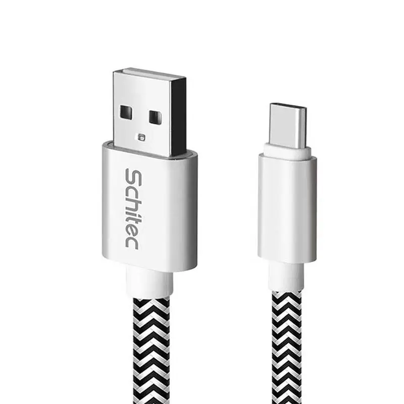 Câble USB 2A tressé en Nylon de 1M avec adaptateur, transfert de données, charge rapide, 10 pieds, 2.0, 1M, offre spéciale