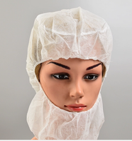 Vente en gros Filet à cheveux jetable PP Non-tissé Space Cap Extensible Respirant Anti-sale