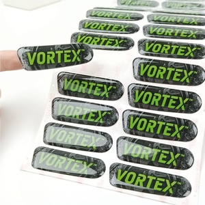 Benutzer definierte Marke Logo Kuppel Aufkleber Druck wasserdichte 3D-Aufkleber benutzer definierte Harz Kuppel Aufkleber - Product Image 1