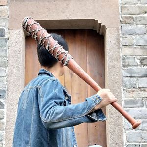 Accesorio de Disfraz de Halloween, Bate de Béisbol de Metal de The Walking Dead, Juguete de Arma, Set de Espadas, Juego de Rol de Película, Anime - Product Image 3