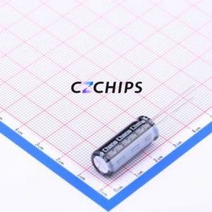 ตัวเก็บประจุอิเล็กโทรไลต์อะลูมิเนียมแบบ Through-Hole รุ่น RL2A151MG250A00CV0 ขนาด D10xL25 มม. 150uF 20% 100V 5 มม. - Product Image 1