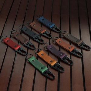 Gantungan Kunci Kulit Kuda Gila Antik Kualitas Tinggi Gantungan Kunci Mewah Kustom Unik - Product Image 3