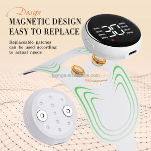 Cinturón de Masaje Eléctrico Inalámbrico con Control Remoto, Mini EMS con Calor LED, para Aliviar la Fatiga del Cuello y Cervical, Portátil y Profesional - Product Image 5