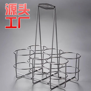 ที่ใส่ขวดเบียร์มูซูแบบหกขวด ทำจากลวดเหล็ก สำหรับใช้ในบาร์และงานปาร์ตี้ - Product Image 4