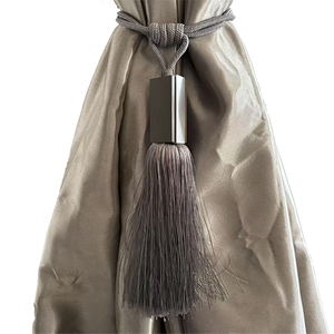 <span class=keywords><strong>Boule</strong></span> suspendue de <span class=keywords><strong>corde</strong></span> de reliure de gland de tête décorative en <span class=keywords><strong>bois</strong></span> de haute qualité pour la vente en gros de rideaux et d'accessoires de décoration de la maison - Product Image 3