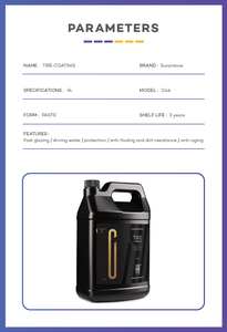 Revêtement de pneu SRB Professional Tire Shine C44 Imperméable à l'eau et rend le pneu <span class=keywords><strong>humide</strong></span> - Product Image 6