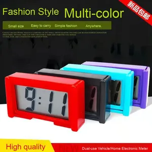 นาฬิกาดิจิตอลติดรถยนต์ จอแสดงผลขนาดใหญ่ ดีไซน์เรียบง่าย ใช้ในบ้าน โรงเรียน หรือเดินทาง ใช้ระบบควอตซ์ - Product Image 6