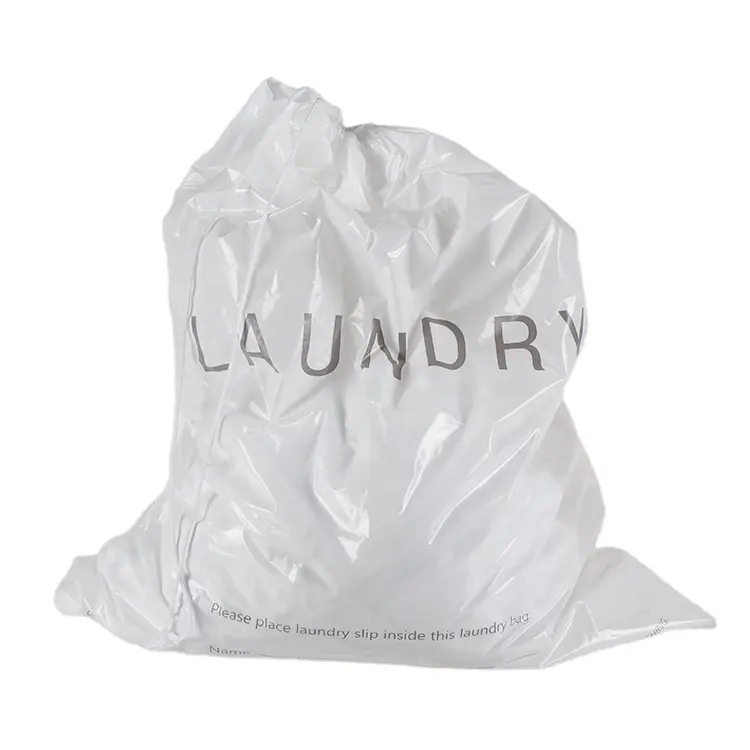 Holiday Travel Laundry Bagホテルプラスチック使い捨て洗濯バッグ