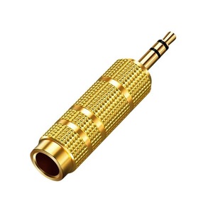 3.5 To 6.5Mm Audio <b>Adapter</b> <b>Plug</b> Copper Mobile Phone Guitar Speaker Converter Male To Female Connector - Product Image 2