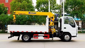 Guindaste montado caminhão telescópico Isuzu 3Ton 4Ton 5Ton Guindaste móvel hidráulico do caminhão China Núcleo da caixa de engrenagens do motor Isuzu - Product Image 5