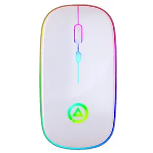Baru Mouse A2 Nirkabel, Pad Sentuh Isi Ulang Senyap Ultratipis Mini Nirkabel Portabel untuk Komputer