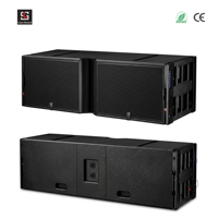 Sistema de Sonido Profesional de Línea de Altavoces de Tres Vías con Dos Altavoces de 15 Pulgadas para Estadios, Teatros y Grandes Espectáculos