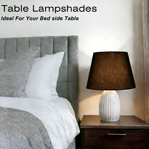 Pantalla de Lámpara Decorativa Estilo Americano, Mayorista, Cubierta de Lámpara de Tela Personalizada, Pantalla de Lámpara Negra Moderna - Product Image 5