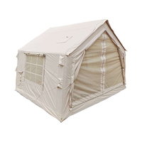 Pompe à air pour tente de camping gonflable, tentes de glamping faciles à installer, 4 saisons, imperméables, résistantes au vent, tente gonflable d'extérieur, 3000 mm d'étanchéité, 7,5 m