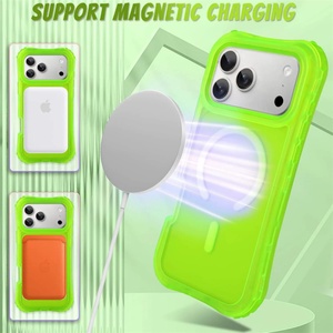 เคสกันกระแทกแม่เหล็กสำหรับ iPhone 17 Pro Max TPU PC, เคสสำหรับ iPhone 17 Pro Max สีม่วง 3 in 1 แบบ Heavy Duty - Product Image 4