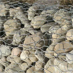 Huangxing su tasarrufu sağlayan mühendislik için korozyona dayanıklı galvanizli kıvrımlı altıgen Net Gabion sepeti - Product Image 3
