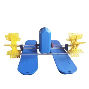 Traditional Gear Two Blade Waterwheel Aerator 750W 220V For Fish Ponds Aquaculture Water Pushing - Product Image 3