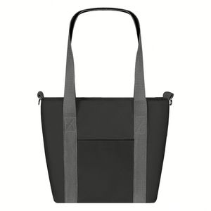 Sac fourre-tout de plage en toile personnalisé avec pochette amovible, fermeture respirante, sac à bandoulière portable grande capacité, sac hobo pour femme - Product Image 5