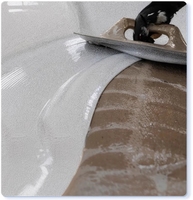 Peinture époxy liquide auto-nivelante pour sols, effet marbre brillant, sable coloré, pour sols en béton, idéale pour la maison