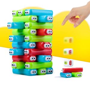 Teka-teki 3D Blok Bangunan Pelangi Multi-warna Susun Plastik Teka-teki Menyenangkan Mainan untuk Anak-anak - Product Image 3
