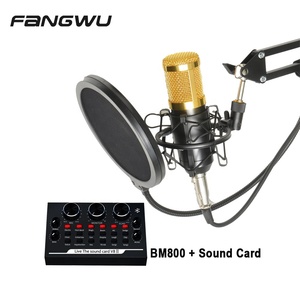 Micrófono <span class=keywords><strong>de</strong></span> grabación profesional Bm800 con juego <span class=keywords><strong>de</strong></span> tarjeta <span class=keywords><strong>de</strong></span> <span class=keywords><strong>sonido</strong></span> - Product Image 2