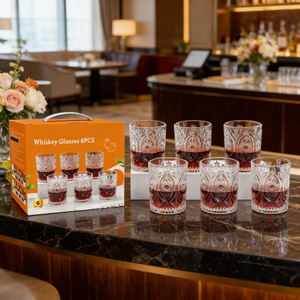 แก้ววิสกี้แบบโอลด์แฟชั่นด์ แก้วคริสตัลสำหรับบูร์บองและสก็อตช์ - Product Image 5