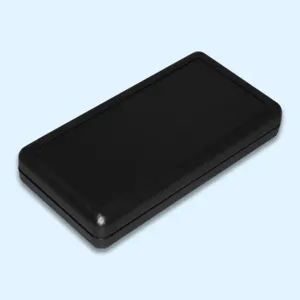 OEM Fábrica Profissional Fabrica ABS Personalizado Preto Handheld Plastic Battery Box Enclosure Para Dispositivo Eletrônico